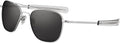 Randolph Eyewear Aviator Sunglasses for Men & Women – Non-Polarized & Polarized Lenses, Matte Chrome UV Protection Sunglasses